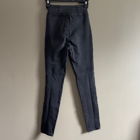 bebe High Rise Dark Gray Jeans - Picture 3 of 3